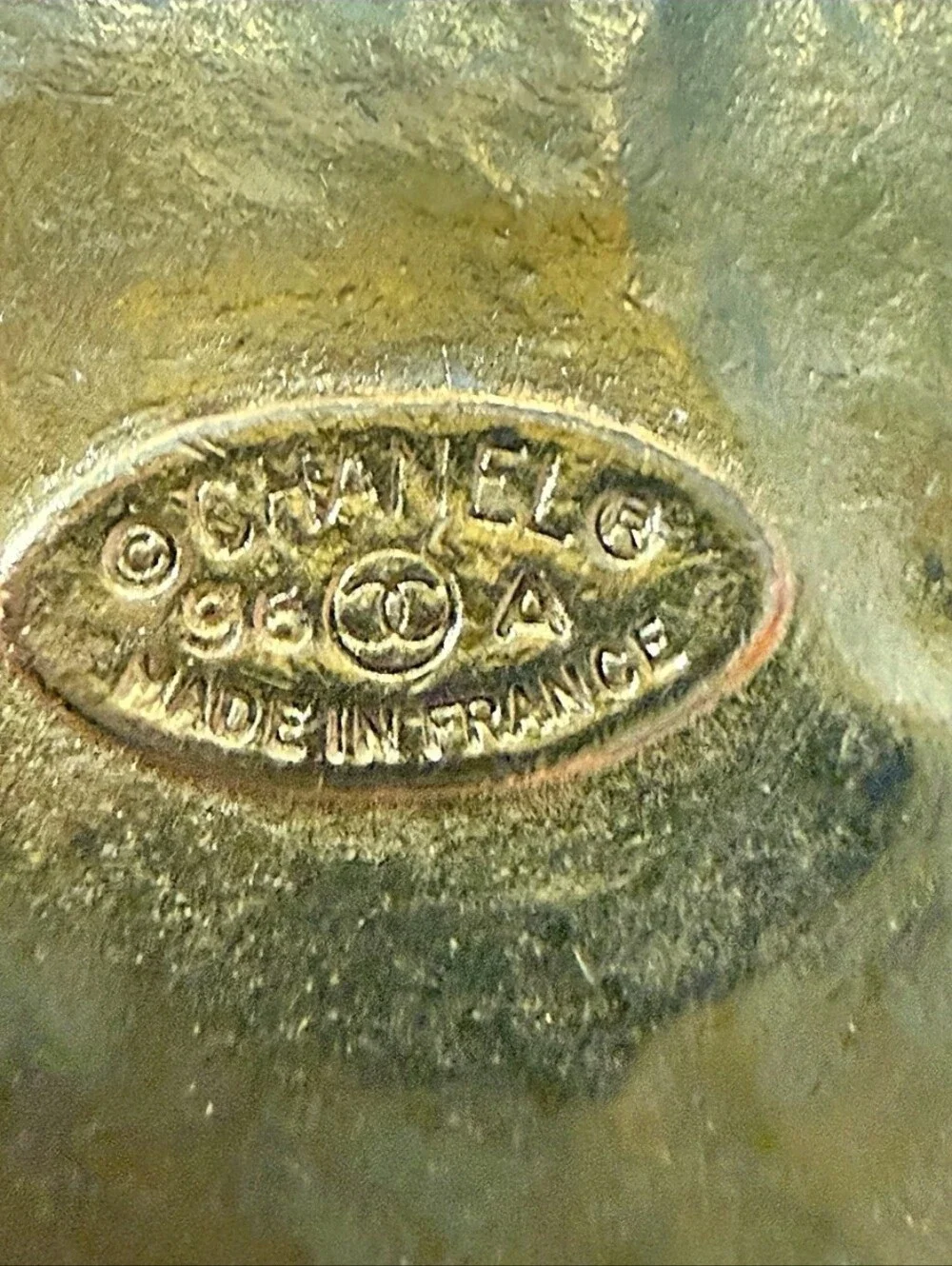 Chanel Vintage Coco Mark GP necklace 96A engraved